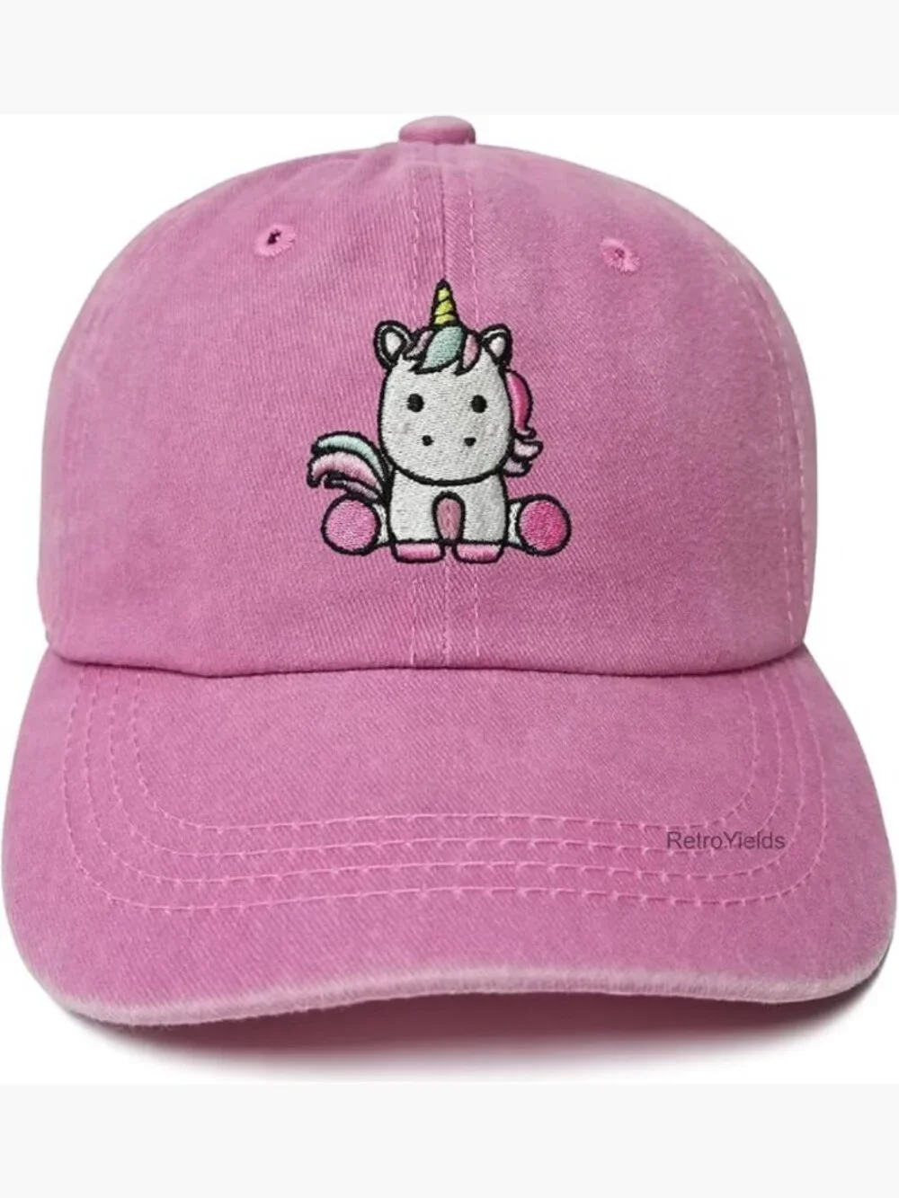 Kids Unisex Embroidered Unicorn Baseball Cap Adjustable